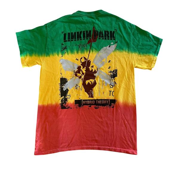 Linkin Park Men's Unisex Tie Dye Hybrid Theory Graphic T-Shirt M Medium NWOT - Picture 1 of 4
